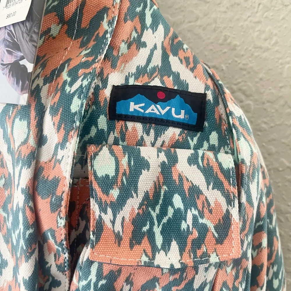 KAVU Rope Sling Bag Back Pack Beach Paint Casual Outdoors NWT